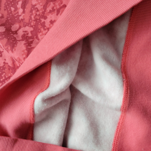 Under Armour Rival Fleece Camo Crew Pull-over Crop Boxy Sweatshirt Women Sz S - Picture 4 of 11